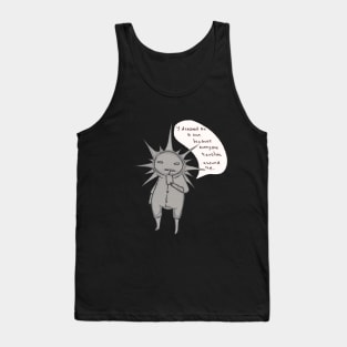 Dressed as a sun (original color, w/text) Tank Top